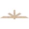 Ekena Millwork Kennewick Smooth Timber Gable Bracket, Douglas Fir, 84"W x 24"H x 1 1/2"D x 5 1/2"F, 7/12 Pitch GBW084X24X0206KEN00SDF - alternate 1